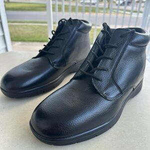 Drew Tucson Black Men Casual Comfort Chukka  Boot Sz 10.5N, NEW, 40678